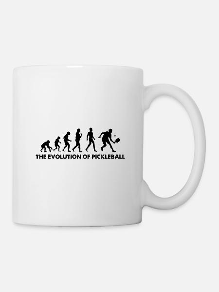 The Evolution Of Pickleball - Tasse - Weiß