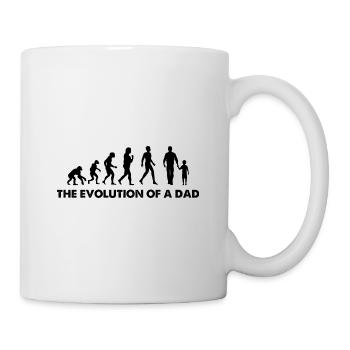 The Evolution Of A Dad - Tasse - Weiß - Rechts