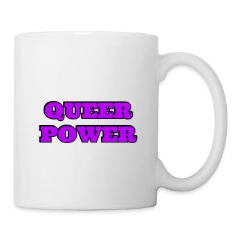 Queere Macht - Tasse - Weiß - Rechts
