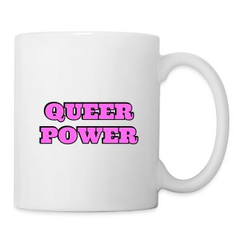 Queere Macht - Tasse - Weiß - Rechts