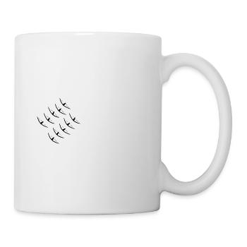 empreintes - Mug blanc - blanc - Droite