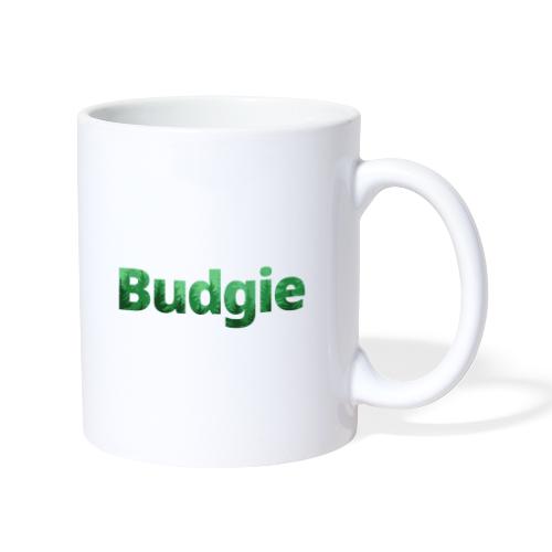 Budgie Pines Word Art - Mug