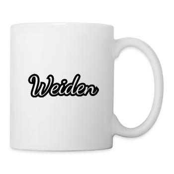 Weiden - Textdesign mit Stadtnamen - Tasse - Weiß - Rechts