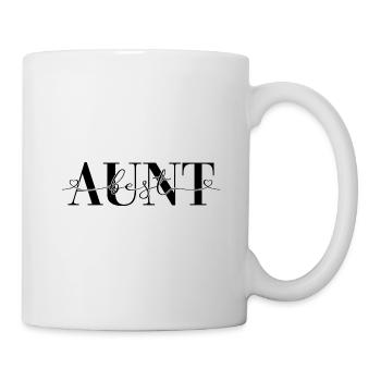 Meilleur cadeau de tante Tantes de cœur de famille - Mug blanc - blanc - Droite