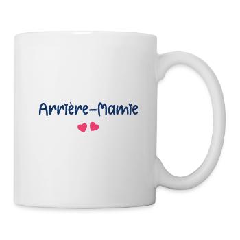 arrière mamie - Mug blanc - blanc - Droite