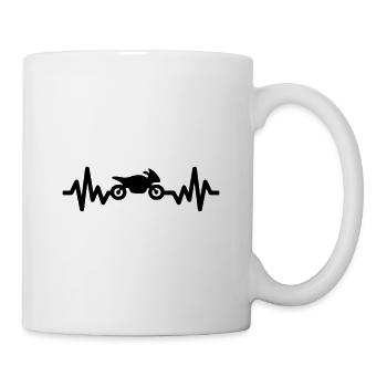 Motorbike is life - Mug - white - Right