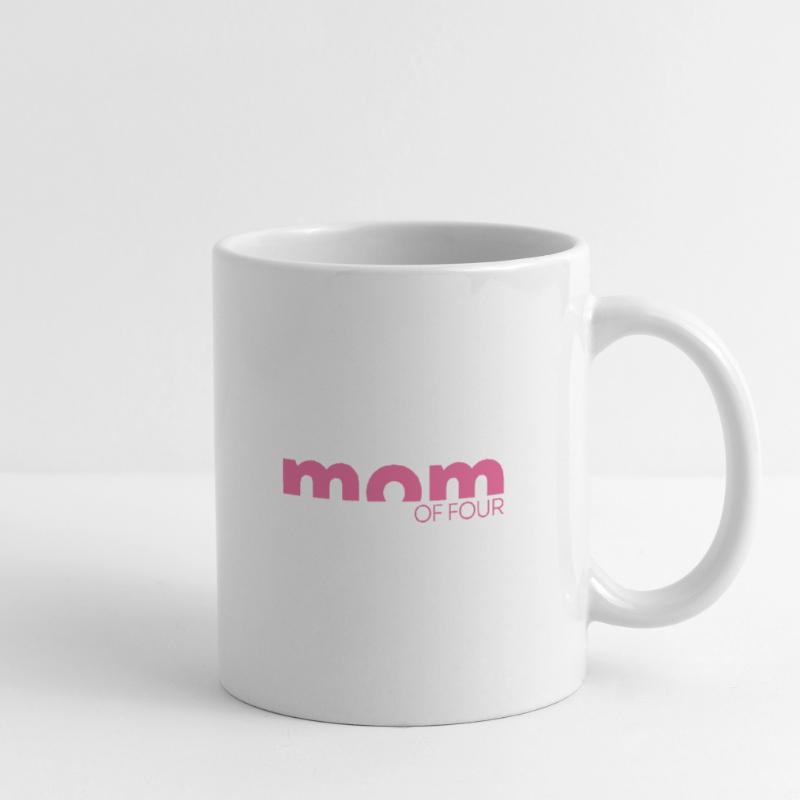 Mama von Vier Vierfache Mutter Muttertag Geschenk Tasse