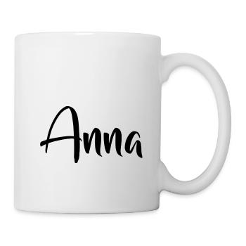Nom - Anna - Mug blanc - blanc - Droite
