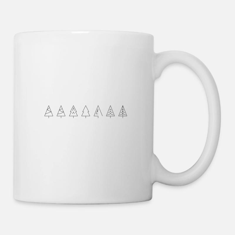 Sapin de Noël - Mug blanc - blanc