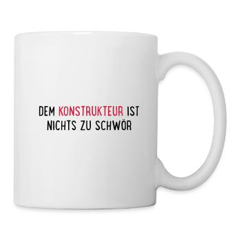 konstrukteur - Tasse - Weiß - Rechts