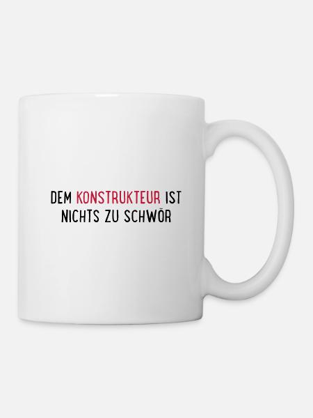 konstrukteur - Tasse - Weiß