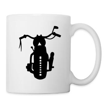 Bike, Motorrad, Chopper - Tasse - Weiß - Rechts
