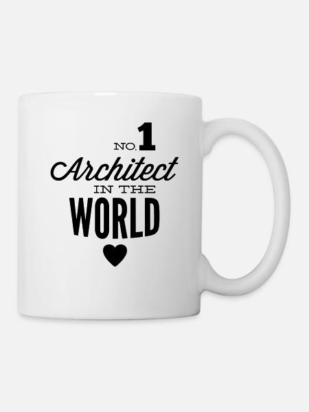 Best architect in the world - Mug - white