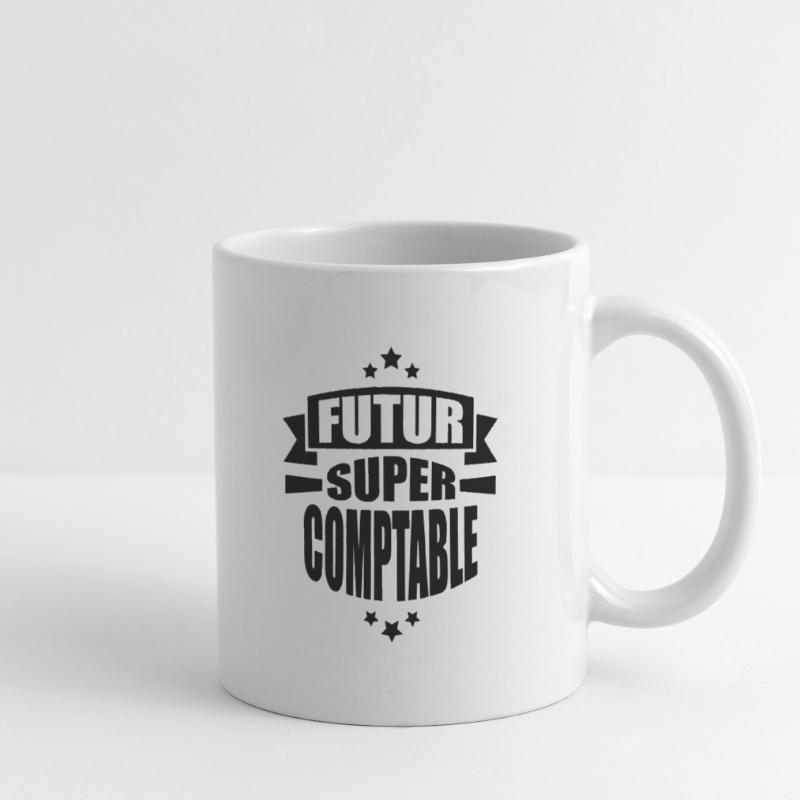 futur super comptable Mug blanc