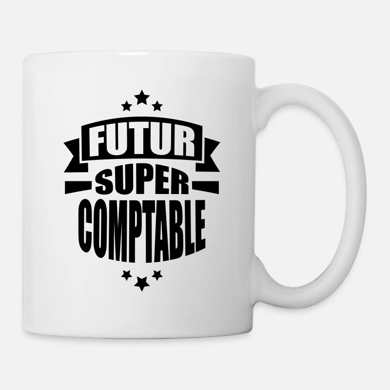 futur super comptable - Mug blanc - blanc
