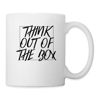 Think out of the box Motiv Style Design - Tasse - Weiß - Rechts