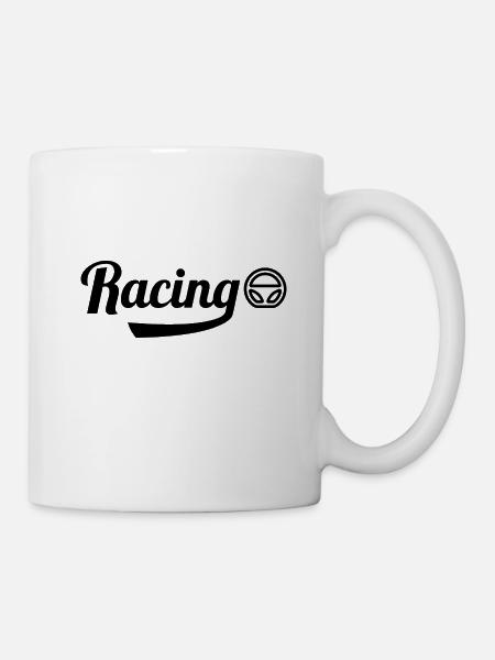 Motorsport - Tasse - Weiß