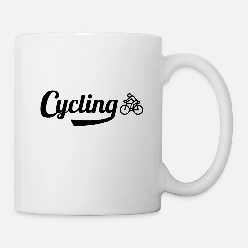 Fahrrad - Tasse - Weiß