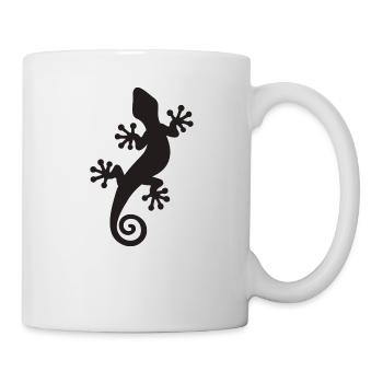 Gecko - Tasse - Weiß - Rechts