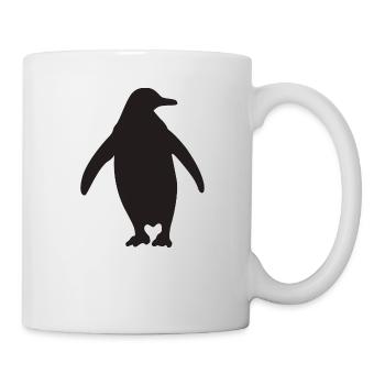 manchot - Mug blanc - blanc - Droite