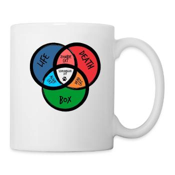 Schrödinger's Cat Funny Big Bang Gift - Mug - white - Right