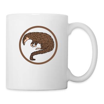 Pangolin pine cone animal - Mug - white - Right