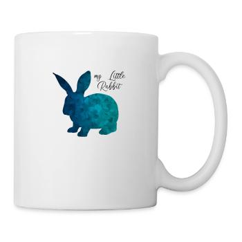 Lapin lapin lapin abstrait - Mug blanc - blanc - Droite