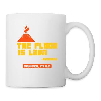 Pompeii soil lava volcano apocalypse wit gift - Mug - white - Right