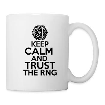 Dice RNG RPG Role-playing Dungeon Funny Gift - Mug - white - Right