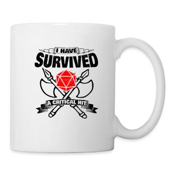 RPG Gamer Hit Axe Joke Gift - Mug - white - Right