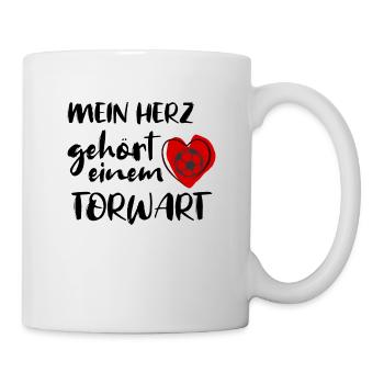 Spielerfrau Torwart - Tasse - Weiß - Rechts
