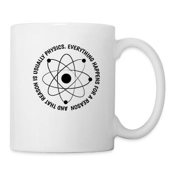 Cadeau drôle de science physique magie religion - Mug blanc - blanc - Droite