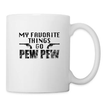 Gun Lover Hunter Gun Collector Revolver - Mug - white - Right