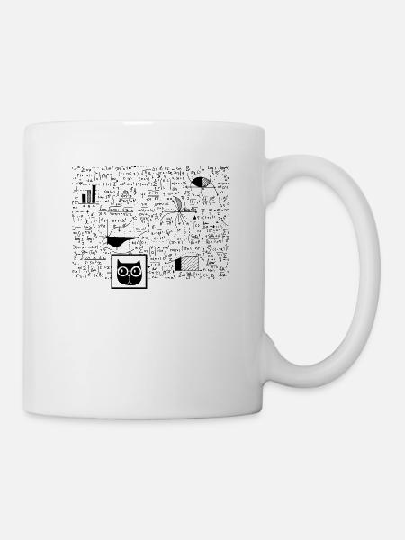 Nerd Schrödinger Physik Big Bang lustiges Geschenk - Tasse - Weiß