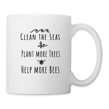 Nature de l'environnement - Mug blanc - blanc - Droite