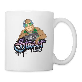 Gorilla Hiphop - Mug - white - Right