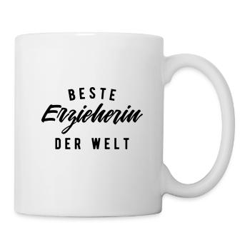 Beste Erzieherin Der Welt! - Tasse - Weiß - Rechts