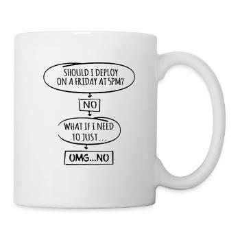 Code Programmer Nerd Update Developer Gift - Mug - white - Right