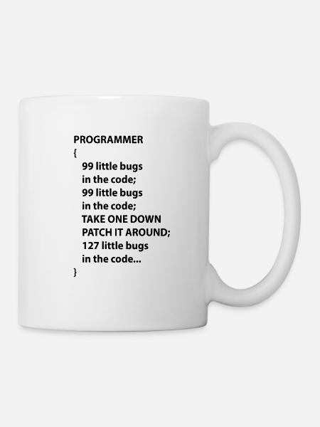 Code programmeur cadeau développeur développeur de bugs - Mug blanc - blanc
