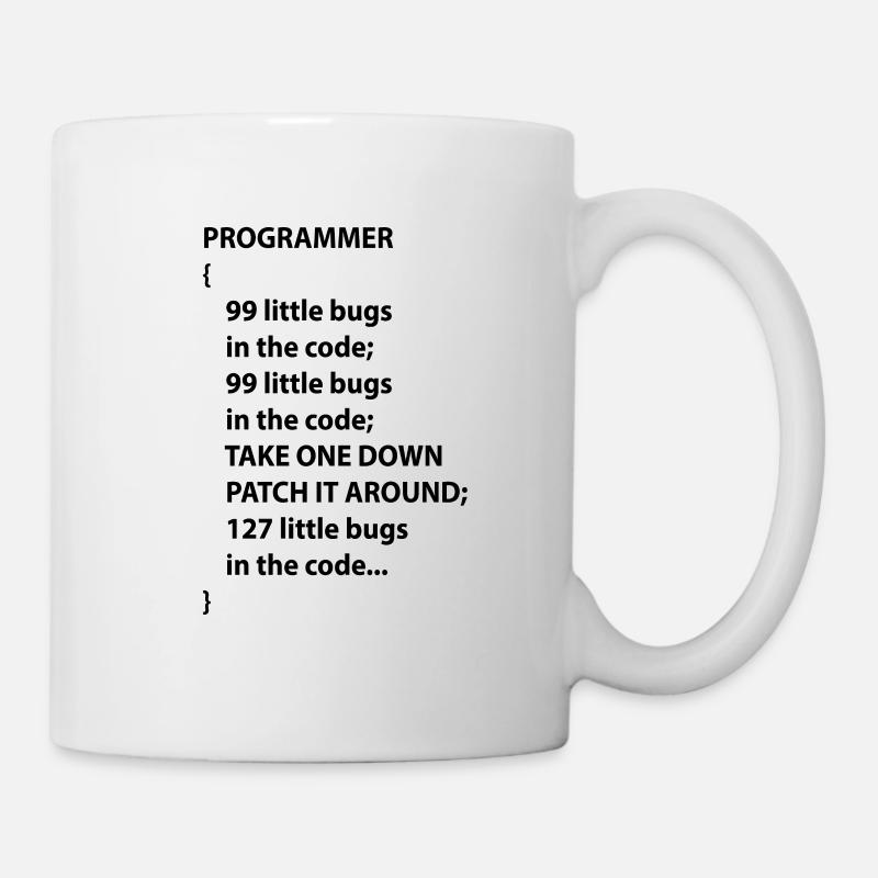 Code programmeur cadeau développeur développeur de bugs - Mug blanc - blanc