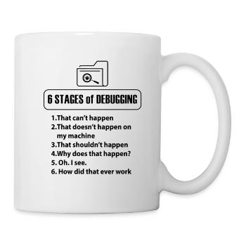 Code Programmer Nerd Bug Developer Gifts - Mug - white - Right