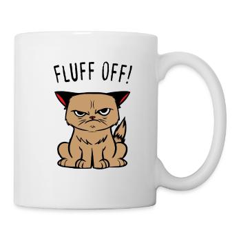 Sarkasmus Katze Hasse Menschen Böse Witz Geschenke - Tasse - Weiß - Rechts