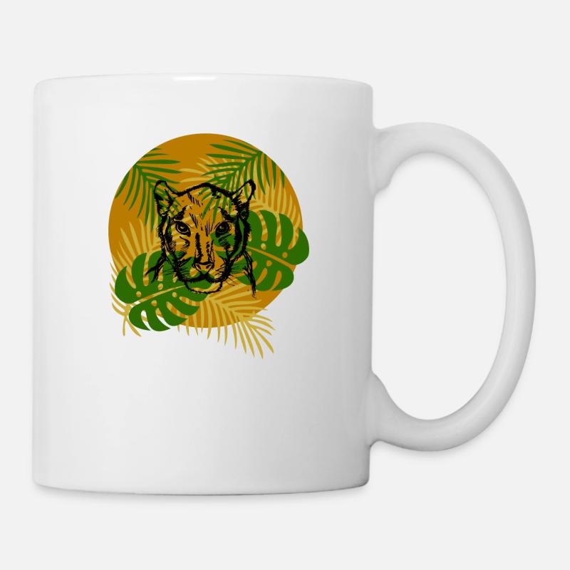 jungle Panther - Mug blanc - blanc
