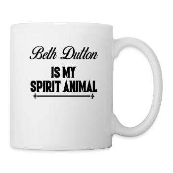 Beth Dutton Is My Spirit Animal Shirt, Femme - Mug blanc - blanc - Droite