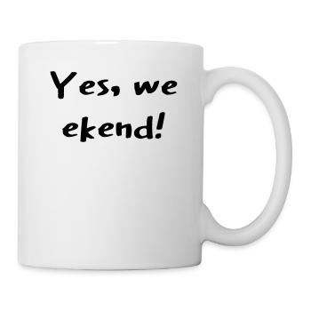 yes we can weekend - Mug - white - Right