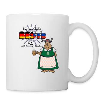 Russland Deutschland Russe Beste zwei Länder - Tasse - Weiß - Rechts