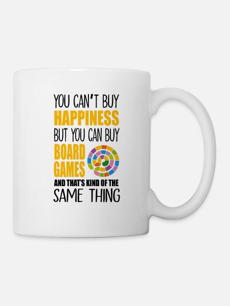 Board games gamer dice RPG tabletop gifts - Mug - white