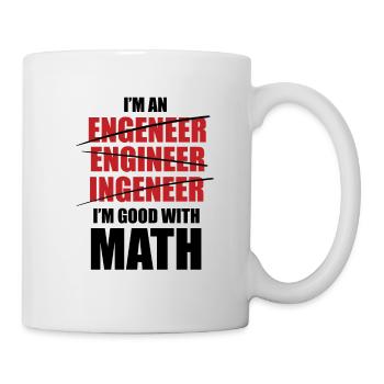 Math engineer sarcasm school teacher gifts - Mug - white - Right