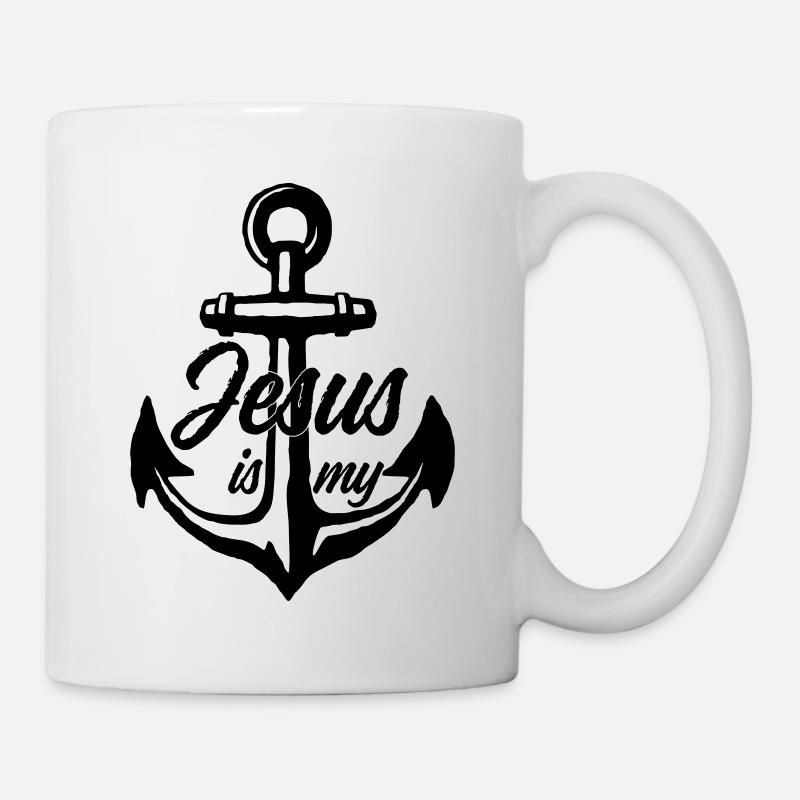 JESUS MY ANCHOR SOUL - Tasse - Weiß