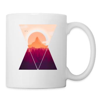 La forêt - Mug blanc - blanc - Droite